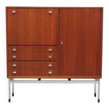 Cabinet bar moderniste belge par Werner Wölfers pour V-Form, 1965