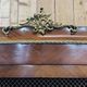 Late 19th century Regency style bookcase in rosewood and oak, removable