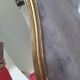 Miroir baroque rocaille Louis XV doré vintage