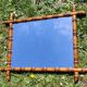 Large antique wooden mirror