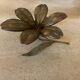 Vintage golden flower ashtray