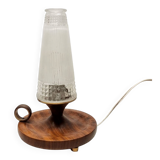 Vintage Wooden Night Lamp On A Stand, 1950/60s