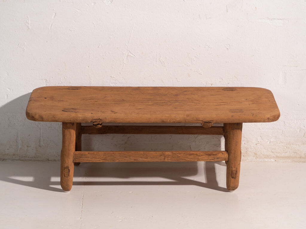 Antique pine coffee table – China, circa 1890