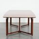 Beautiful and extendable Art Deco design dining table for 6 to 8 people