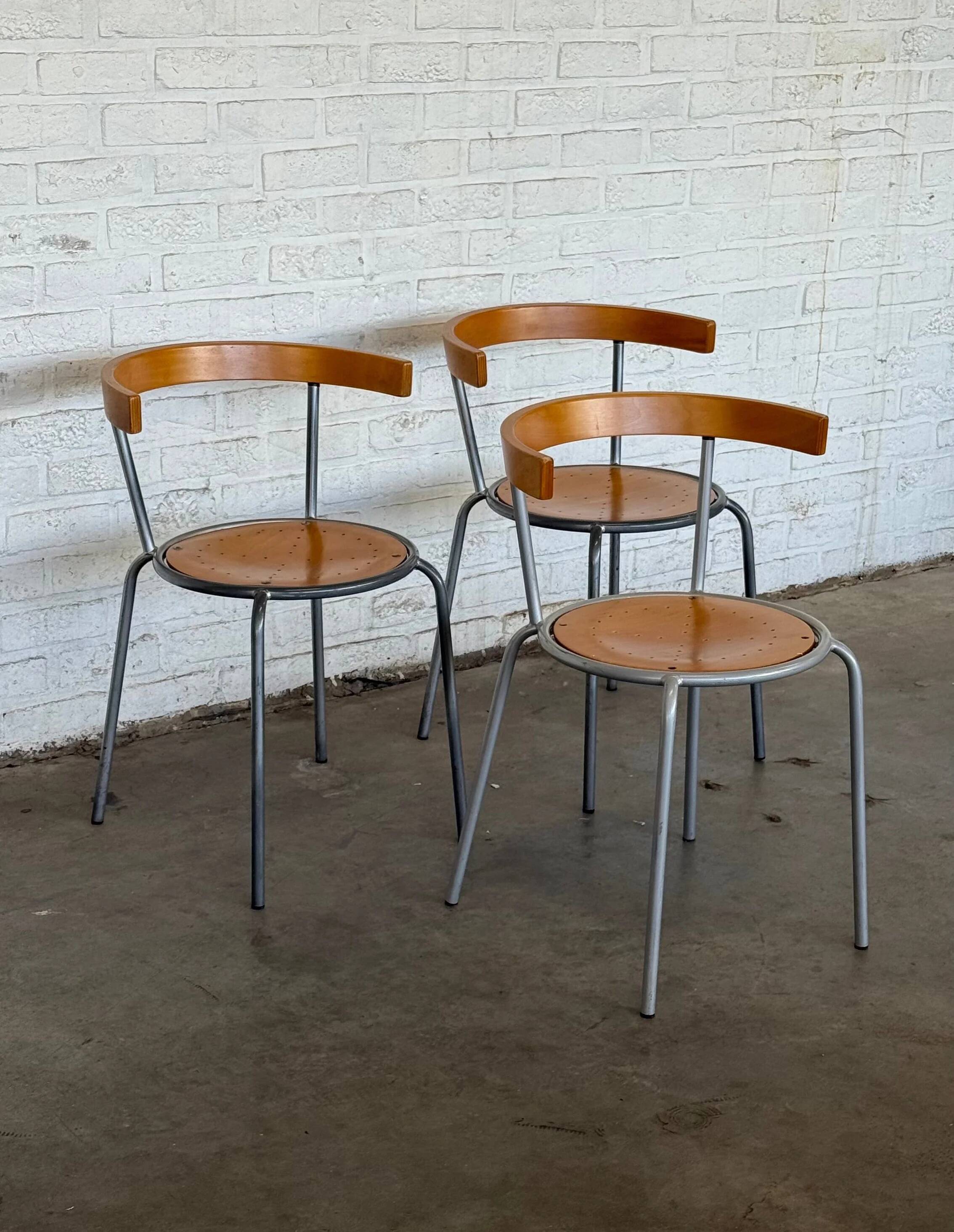 IKEA Korpo Chairs — Set of 3, Scandinavian Design, 1990s