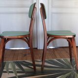 Baumann Green Heart Chairs
