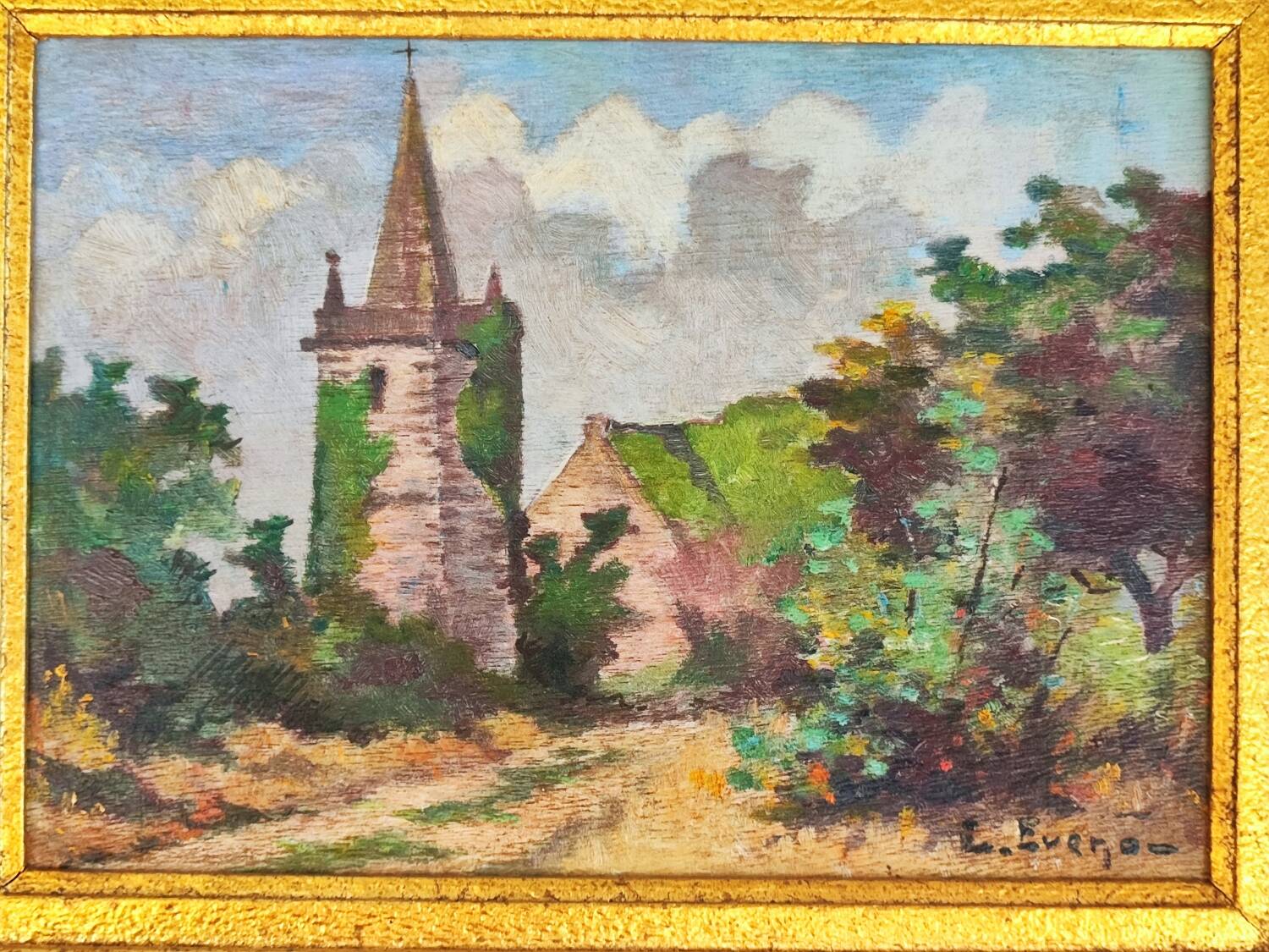 Oil painting by Édouard Jules Eveno