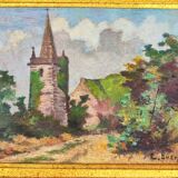 Peinture à l'huile d'Édouard Jules Eveno