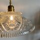 Vintage glass lampshade pendant lamp
