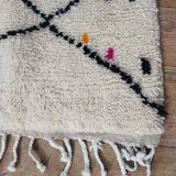 Handmade wool Berber rug 172x110 cm
