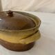 Terrine oval savoyard folk art