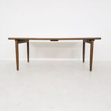 Oak dining table, The Netherlands 1960's