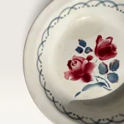 Plat creux en faïence Digoin Sarreguemines, modèle « Cannes »