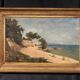 Peter baumgartner (1834-1911), seaside landscape, oil on canvas