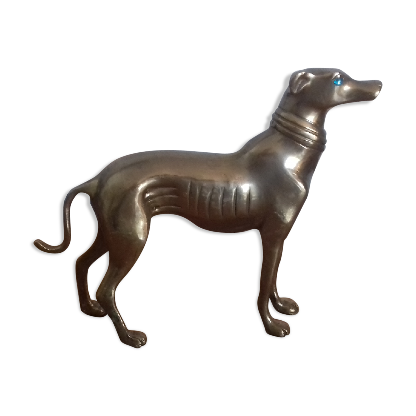 dog Greyhound brass
