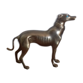 Chien lévrier en laiton