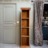 Small vintage bookcase in solid pine