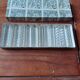 12 vintage crystal knife rests
