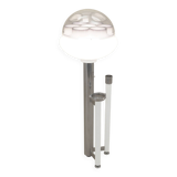 Floor lamp with ashtray, Space Age design, 1960s, production: Italy