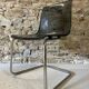 Tobias chair in metal and plastic by carl ojerstam for ikea 1990