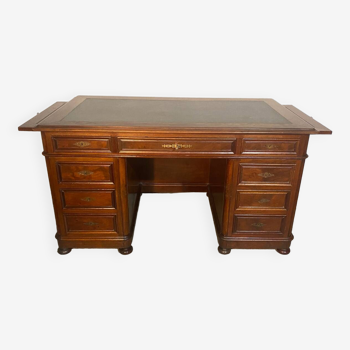 Mahogany pedestal desk, 19th century