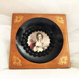 Wall frame portrait woman Empire style