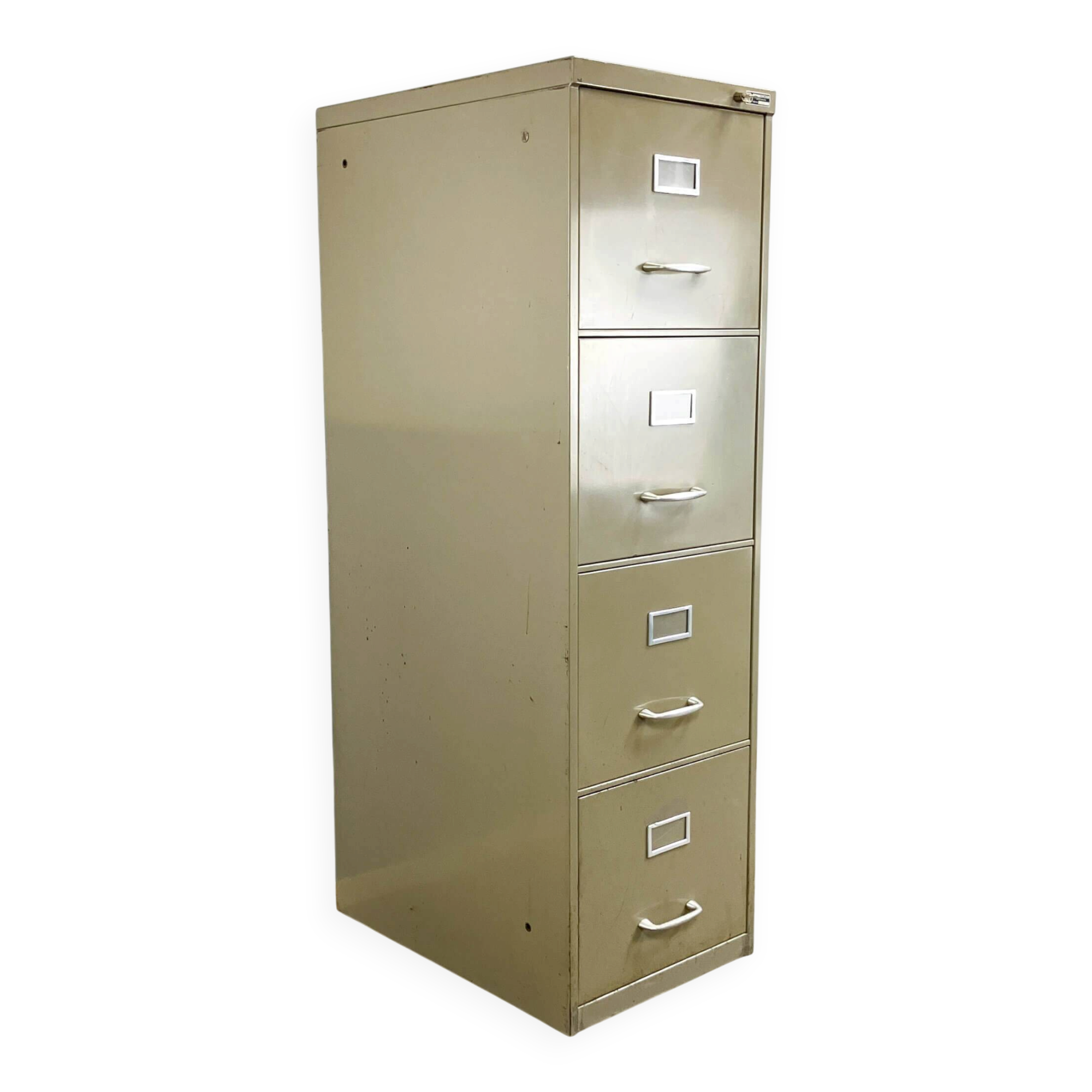 Large office or workshop cupboard by Pohlschröder, lacquered steel, 1970s