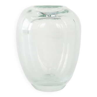Glass vase, Danish design, 1960s, manufacturer: Holmegaard