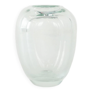Glass vase, Danish design, 1960s, manufacturer: Holmegaard