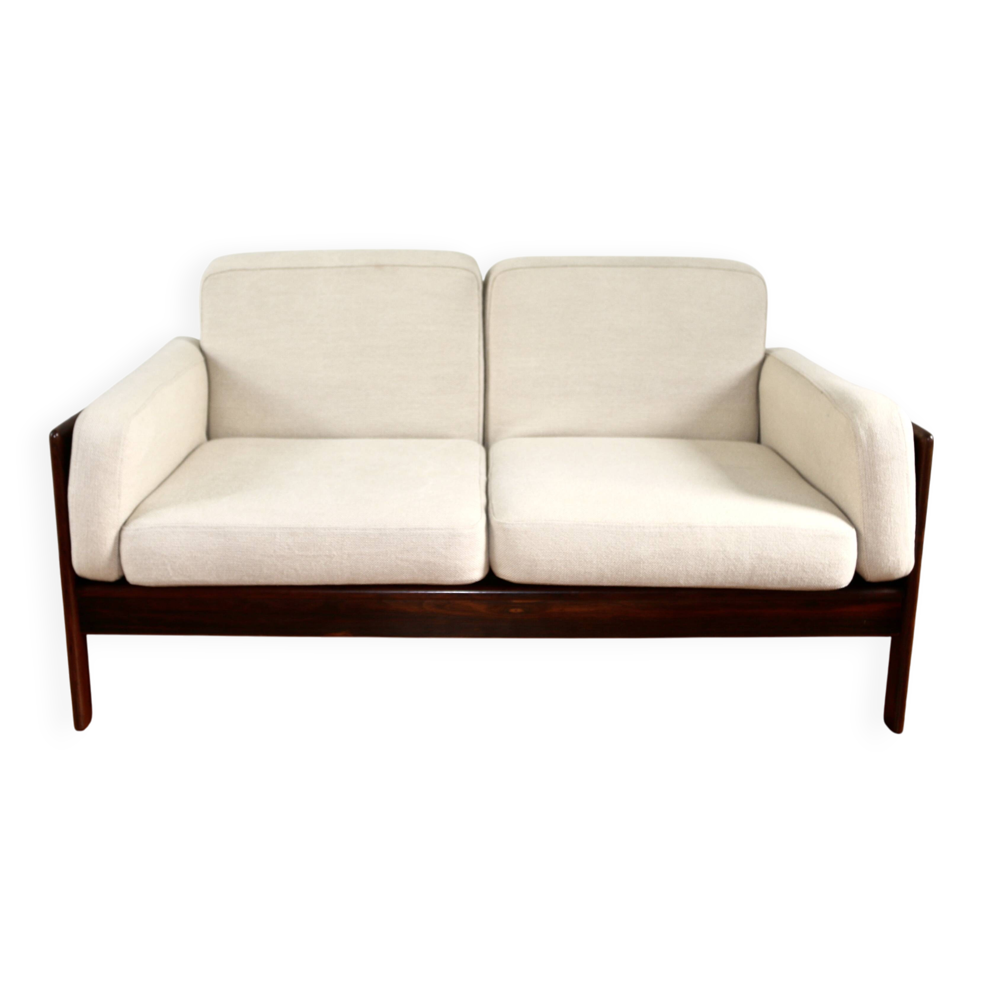 Vintage Danish Scandinavian bench in Rio rosewood, 1960