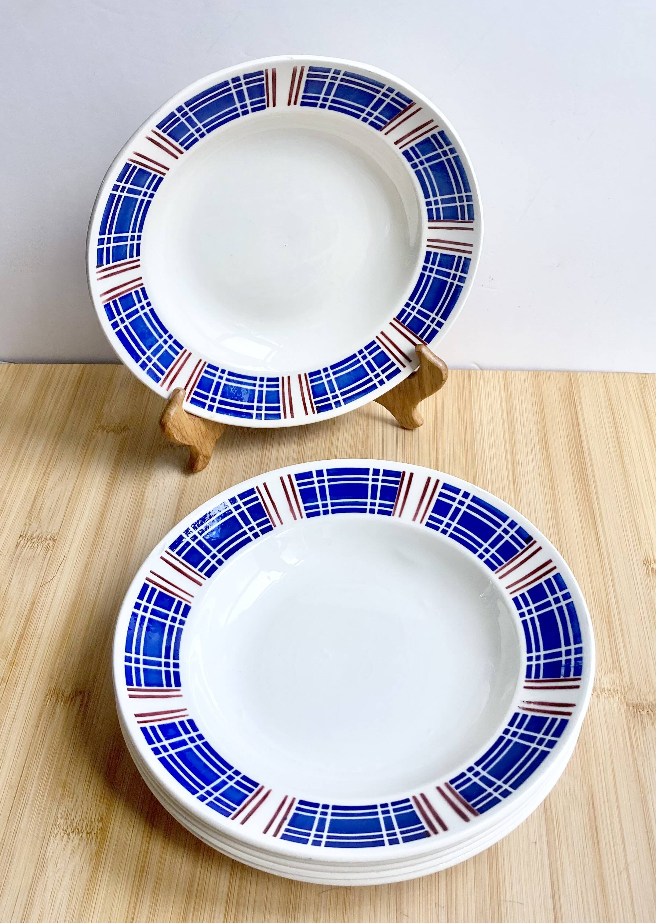 Art Deco Badonviller iron earth plates