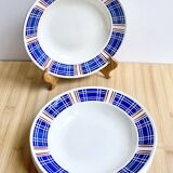 Art Deco Badonviller iron earth plates