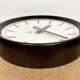 Industrial bakelite factory wall clock from Pragotron, 1960s