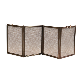 old brass foldable fire barrier