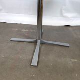 Round table 70 year white chromed