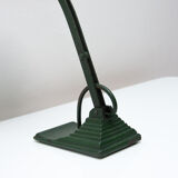 Art Deco adjustable banker lamp, 1930s, Bohemia