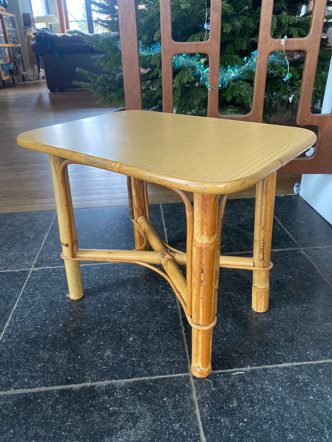 Rattan children's table