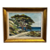 Mediterranean landscape painting by Henriette Le Béchec - vintage oil on canvas