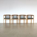 Set of 4 "String" chairs by Tranekaer
