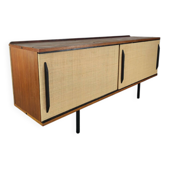1960s Scandinavian vintage teak modernist sideboard