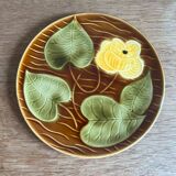 6 Sarreguemines dessert plates 1970