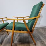 2 armchairs boomerang model by Ton