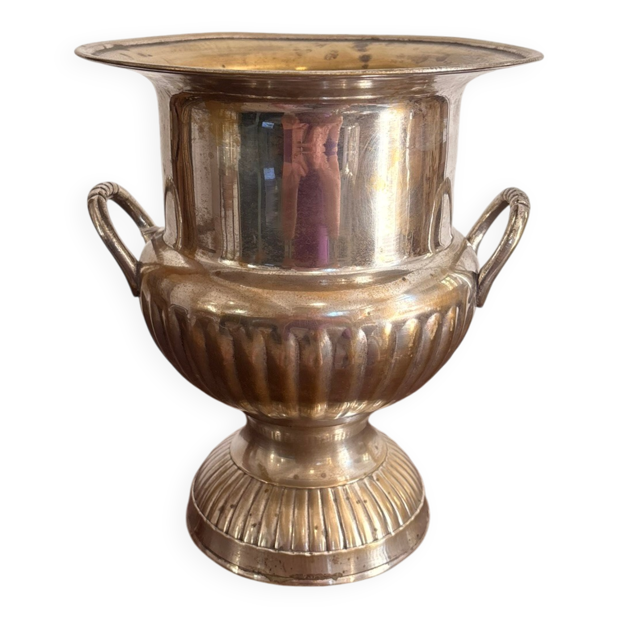 Antique Médicis Pot Vase Silver-Plated Classic Chic