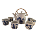 Bamboo pattern tea set
