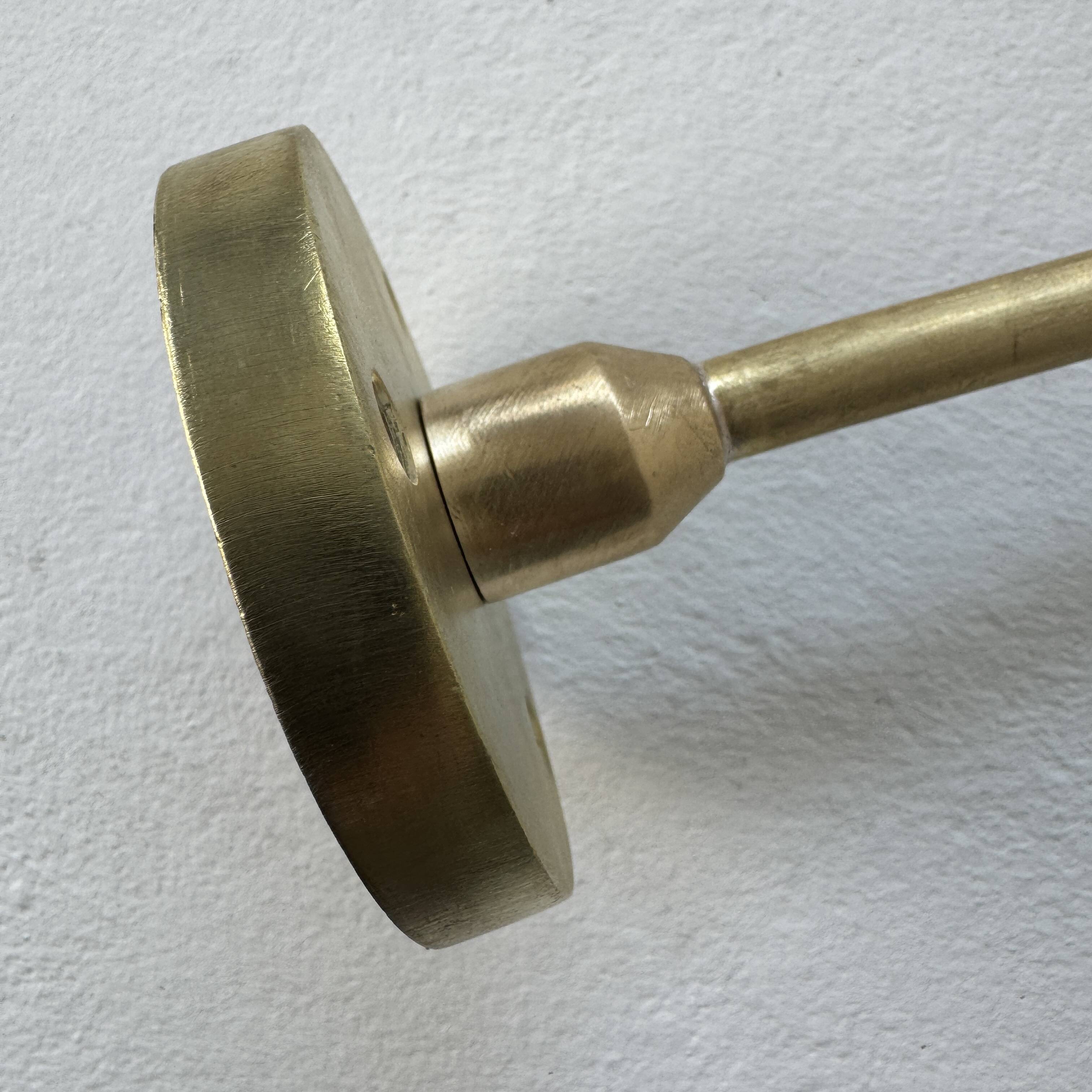 Antique brass & opaline pendant lamp vintage