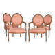 Set of 4 Louis XVI style cabriolet chairs