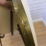 Lot of 5 beige Formica chairs