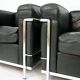 Pair of LC2 armchairs Perriand, Le Corbusier, Jeanneret, ed. Cassina