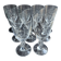 9 Verres Fréjus n°4 by Lalique France