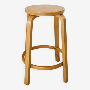 Bar stool 64 by Alvar Aalto for Artek, Finland 1980s
